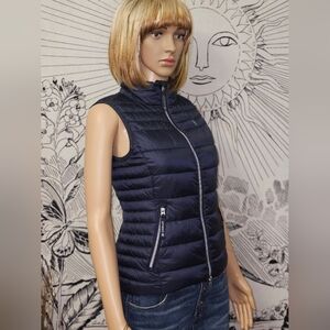Like New Cavallo Showtime Equestrian Puffer Vest with Zipper Pockets Dark Blue